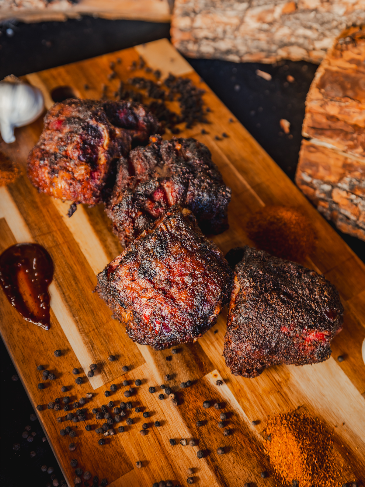 Cajun Spicy Oxtail Softballs, part of the Les BBQ Black Friday Bundle