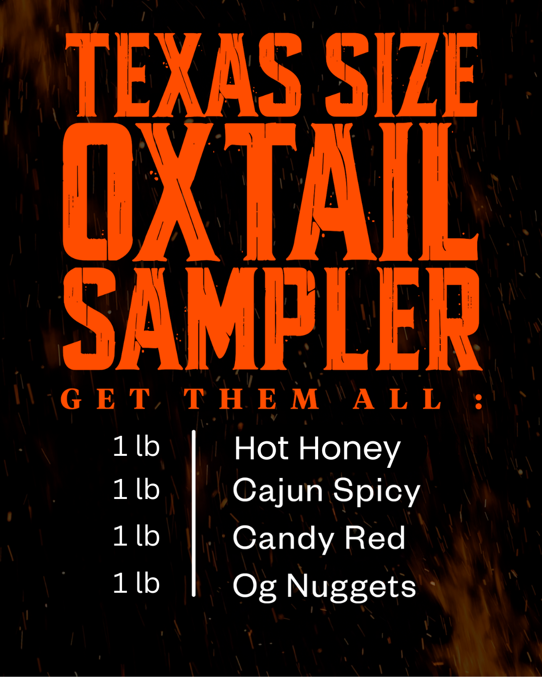Oxtail Softballs - Texas Size Sampler Pack (4 lbs)