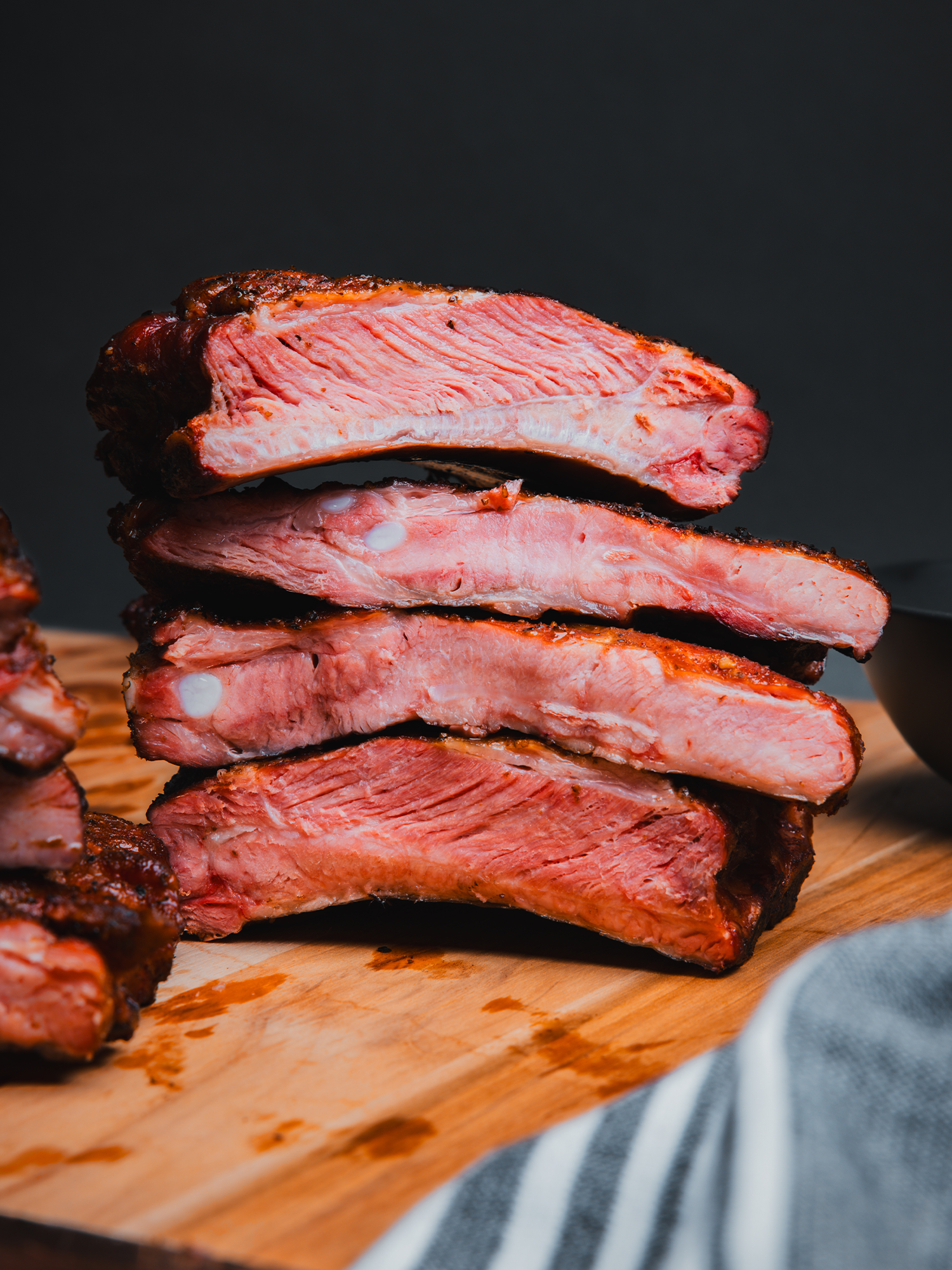 Les's 'Railroad Track' Spare Ribs