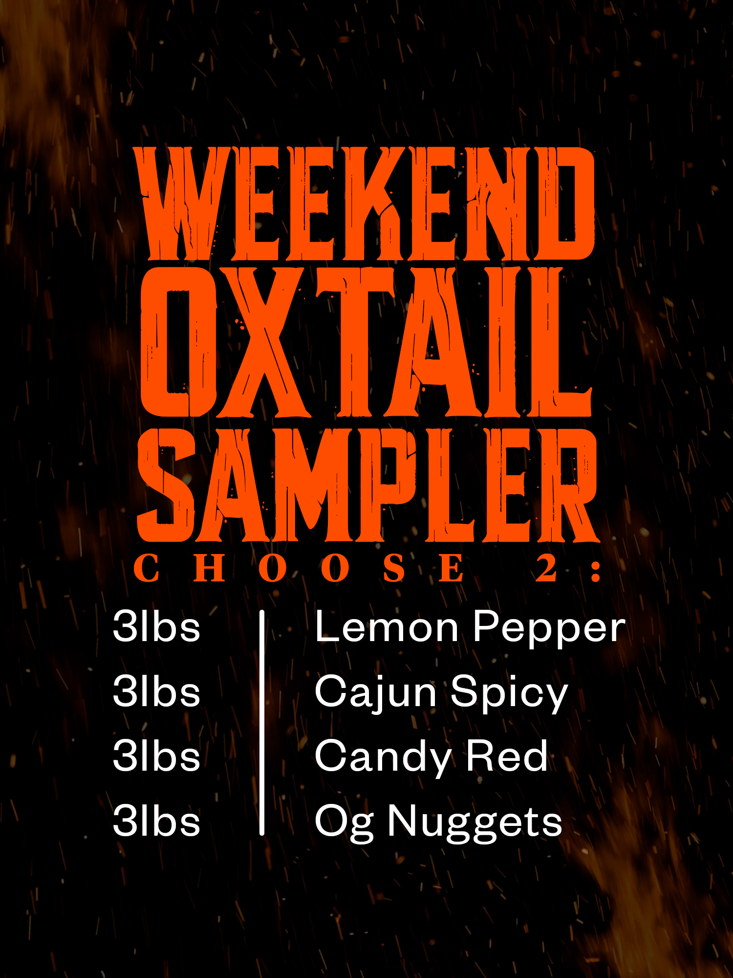 Oxtail Nuggets - Weekend Sampler Pack