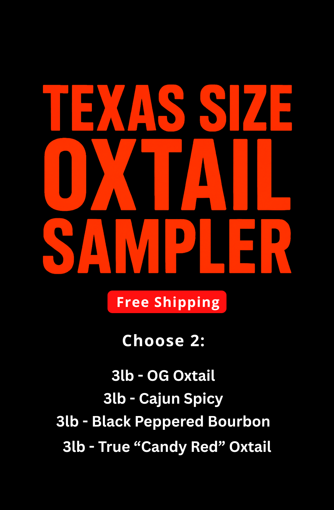 Oxtail Softballs - Weekend Sampler Pack (6 lbs) - FREE SHIPPING