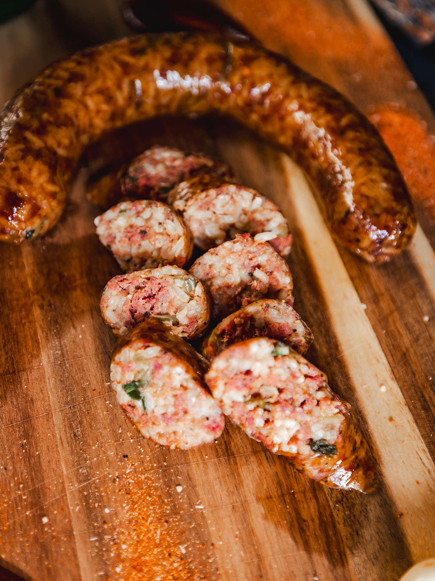 Cajun Oxtail Boudin Sausage