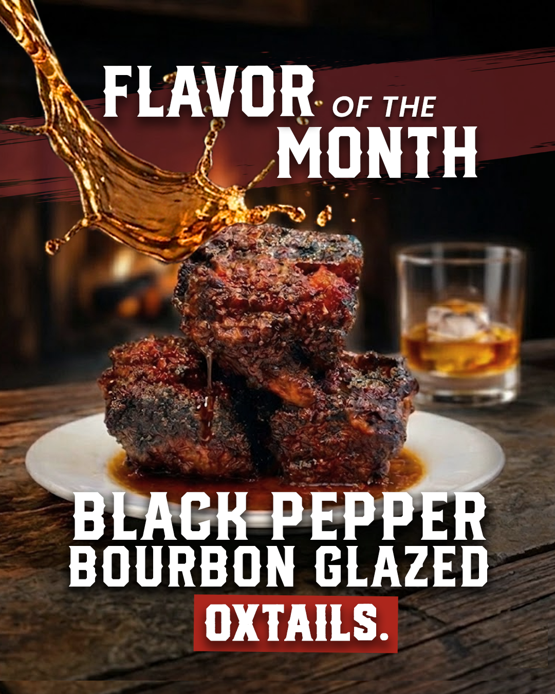 SPECIAL: Black Pepper Bourbon Glazed Oxtails